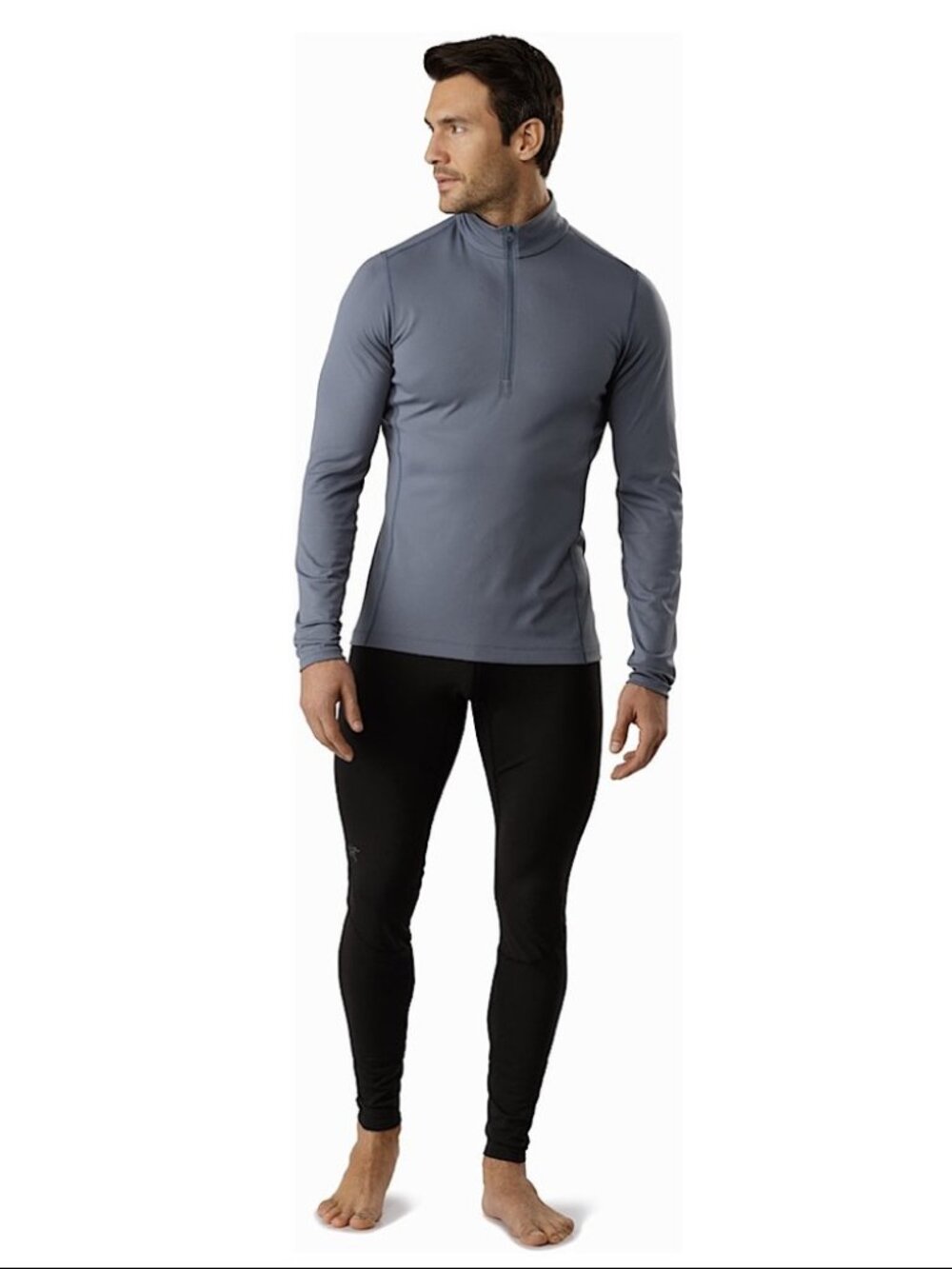 Arc’teryx Charcoal Grey 1/4 Zip Pullover Shirt - Picture 3 of 9